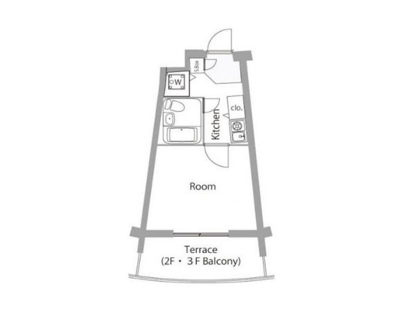JR Chuo line Musashi-Koganei, 1 Bedroom Bedrooms, ,1 BathroomBathrooms,Apartment,Tokyo,Musashi-Koganei,1134