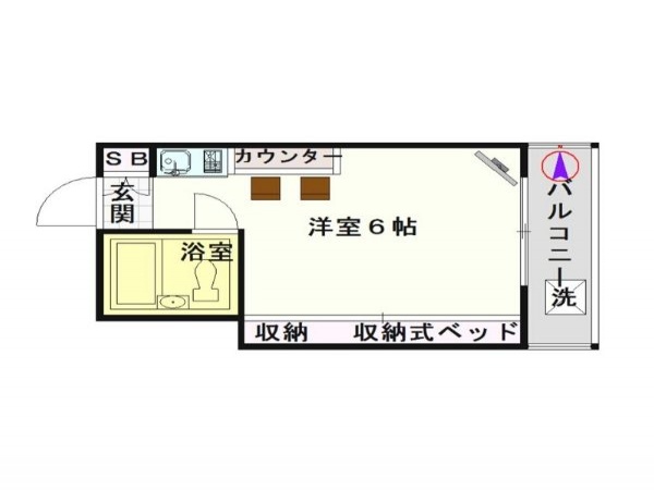 JR loop line & Midosuji line Imamiya station, 1 Bedroom Bedrooms, ,1 BathroomBathrooms,Apartment,For Rent,Imamiya station,1048