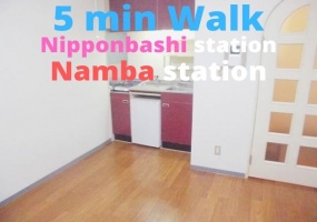 Midosuji line & Sakaisuji Line Namba Station, 1 Bedroom Bedrooms, ,1 BathroomBathrooms,Apartment,For Rent,Namba Station,1061